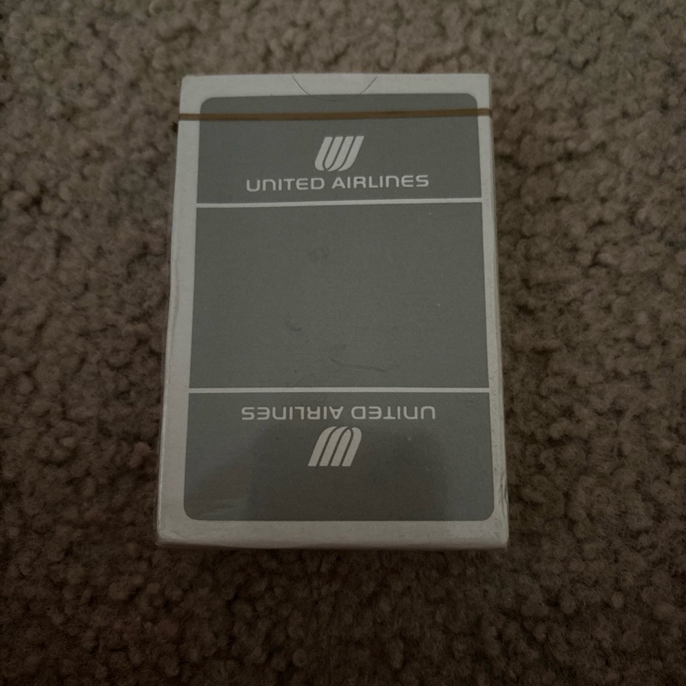 United Airlines Playing Cards Poker Aviation Plane New Sealed Deck